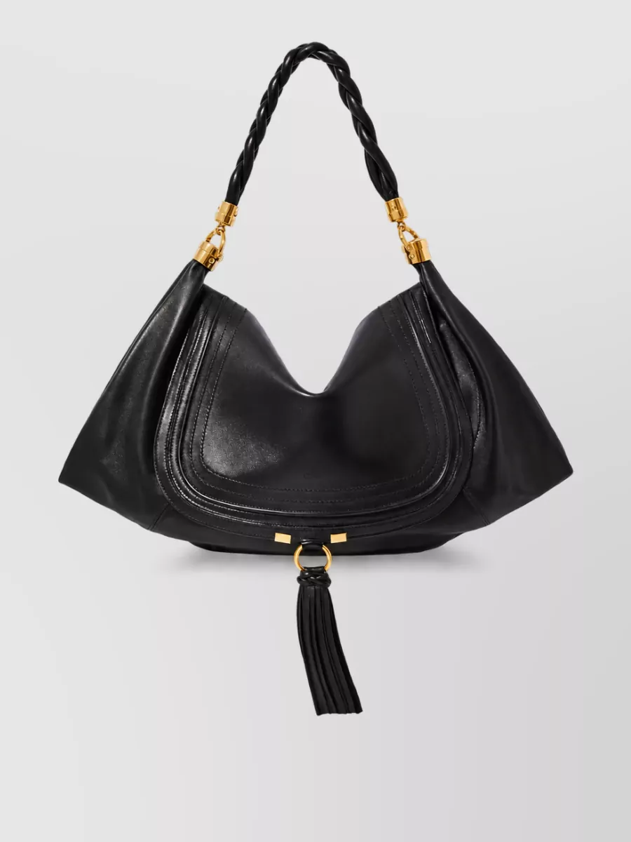 Chloé Marcie Lamb Leather Shoulder Bag