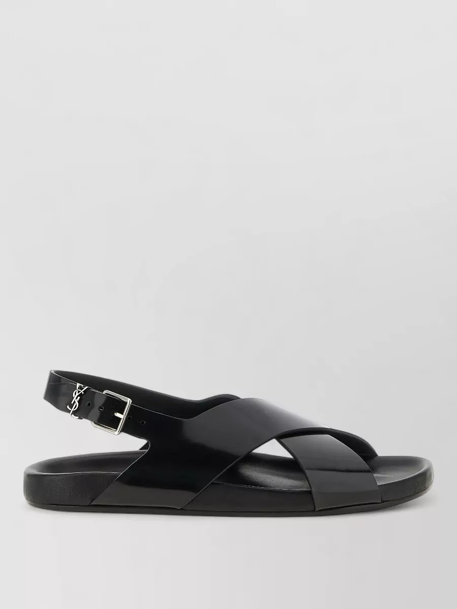 Saint Laurent leather helios sandals