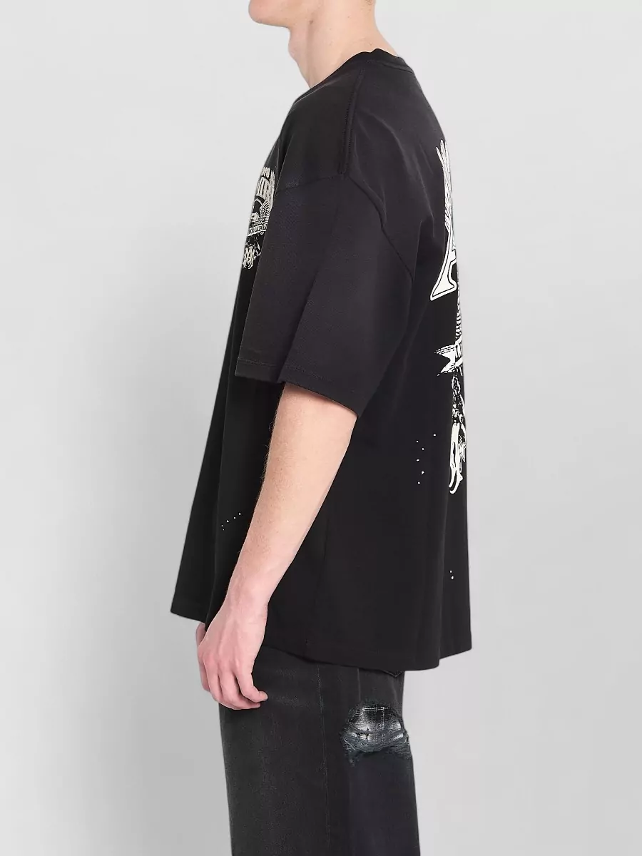Amiri Cotton Oversized Printed T-Shirt
