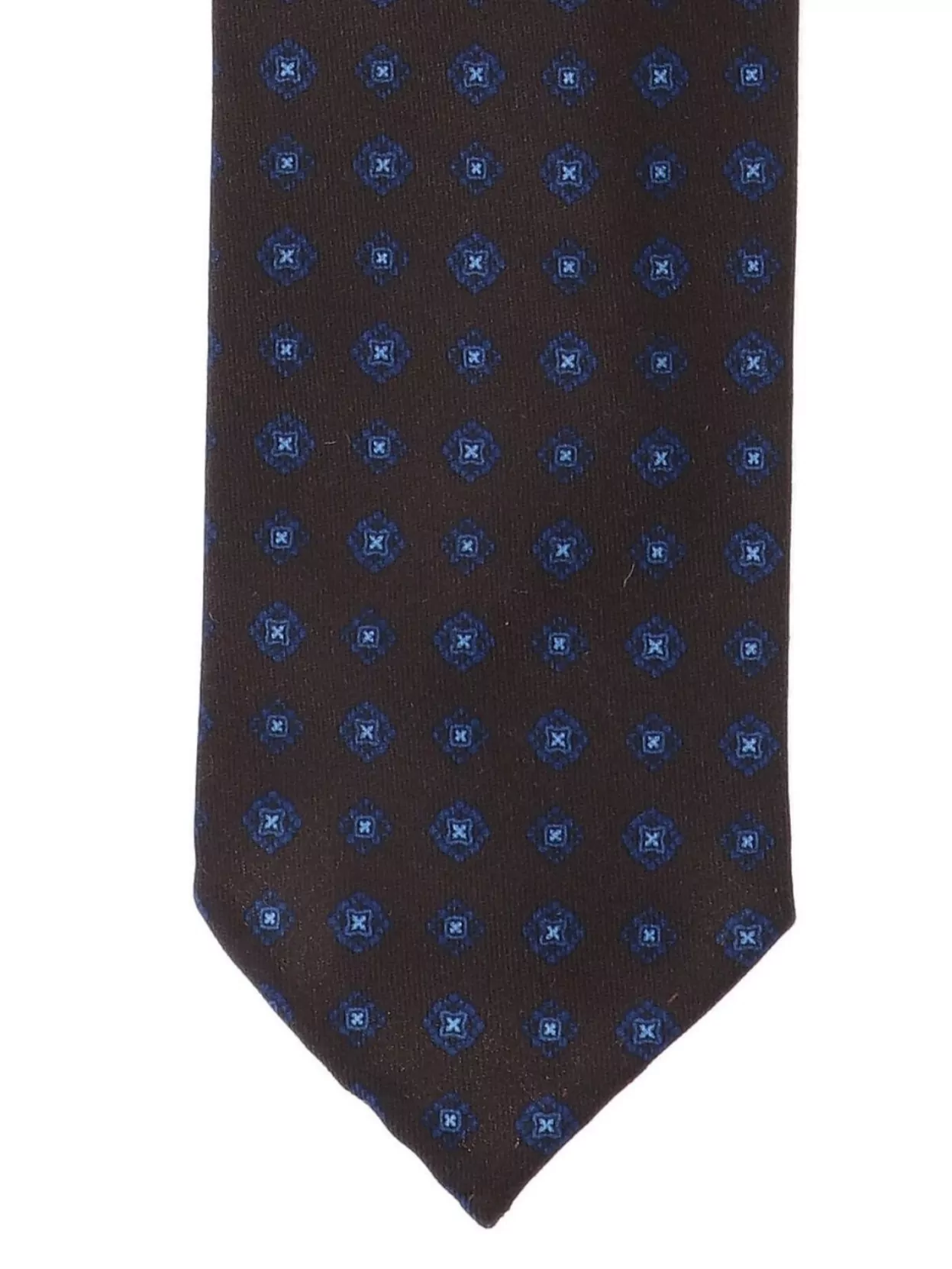 Cesare Attolini Patterned Ties With Pointed Tip Design
