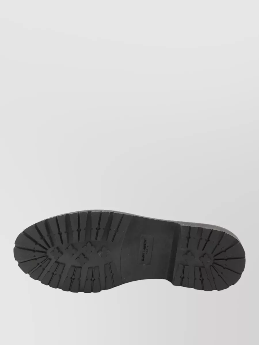 Saint Laurent Le Loafer Almond Toe Stack Heel