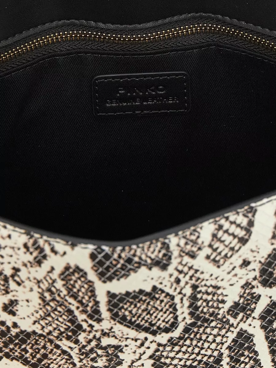 Pinko Love Bag Calfskin Leather Shoulder Bag