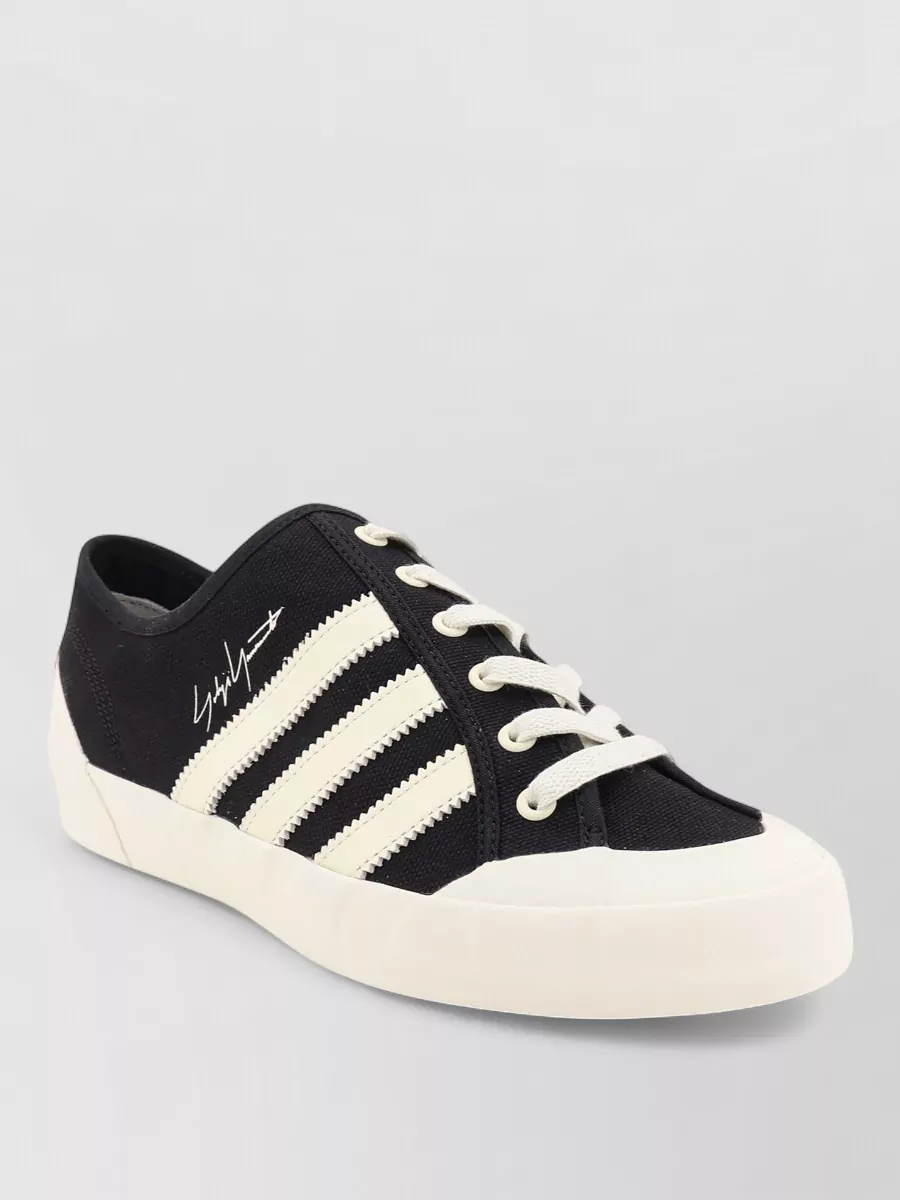 Y-3 canvas lace-up sneakers