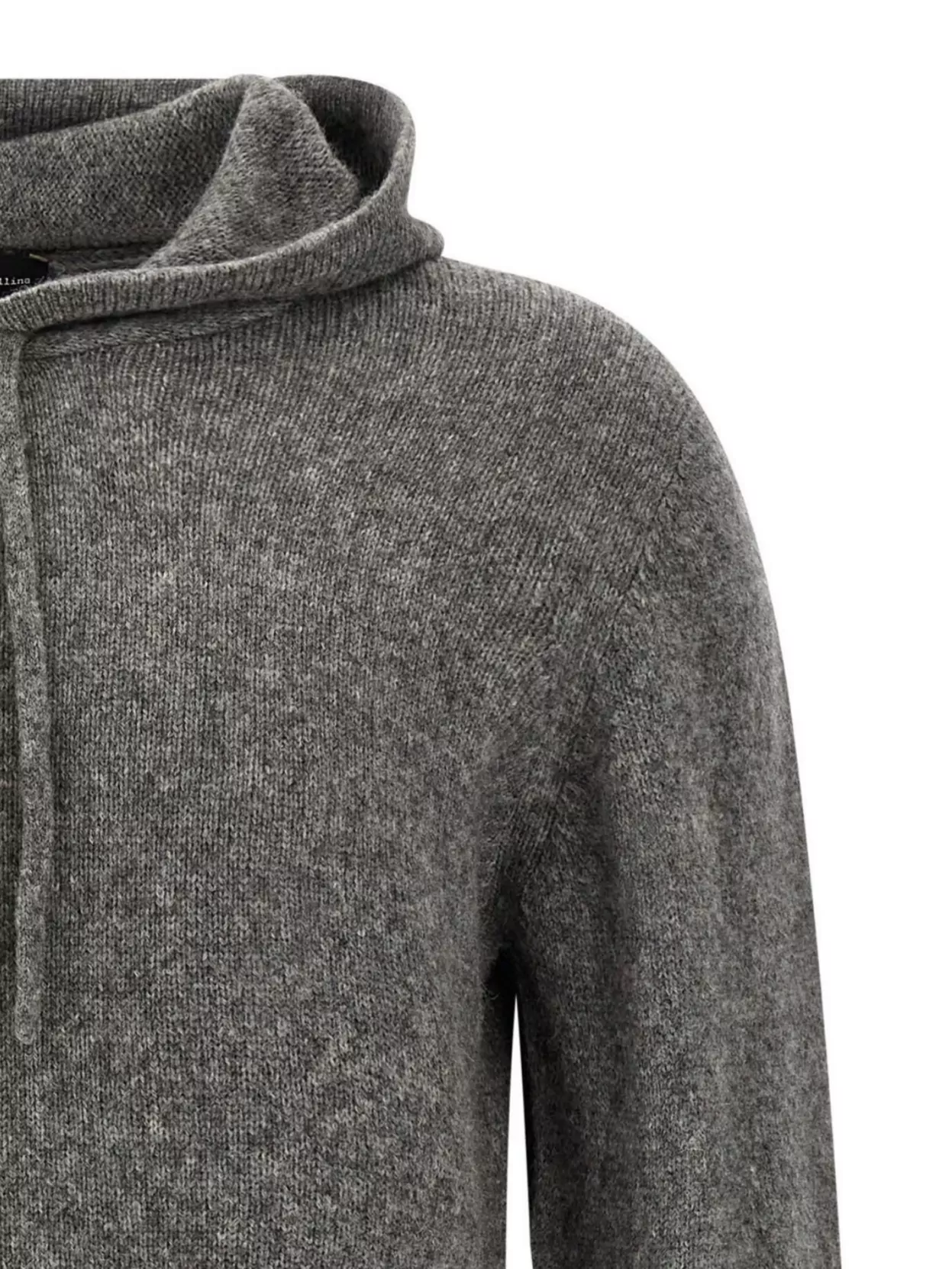 Roberto Collina Ribbed Hem And Cuffs Hooded Knitwear