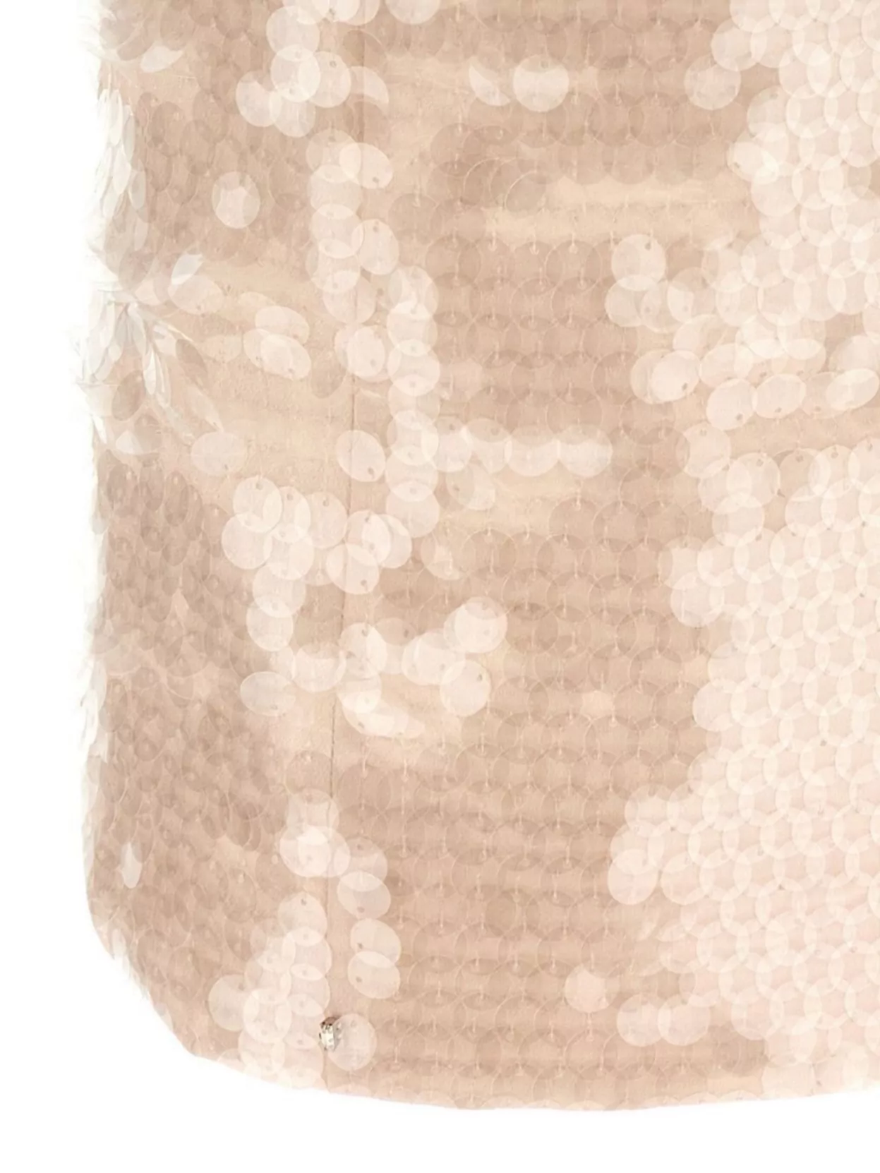 Sportmax Strapless Sequin Embellished Midi Dress
