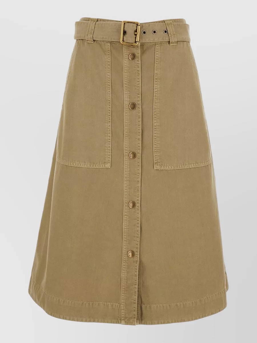 Moncler Cotton Knee-Length Skirt