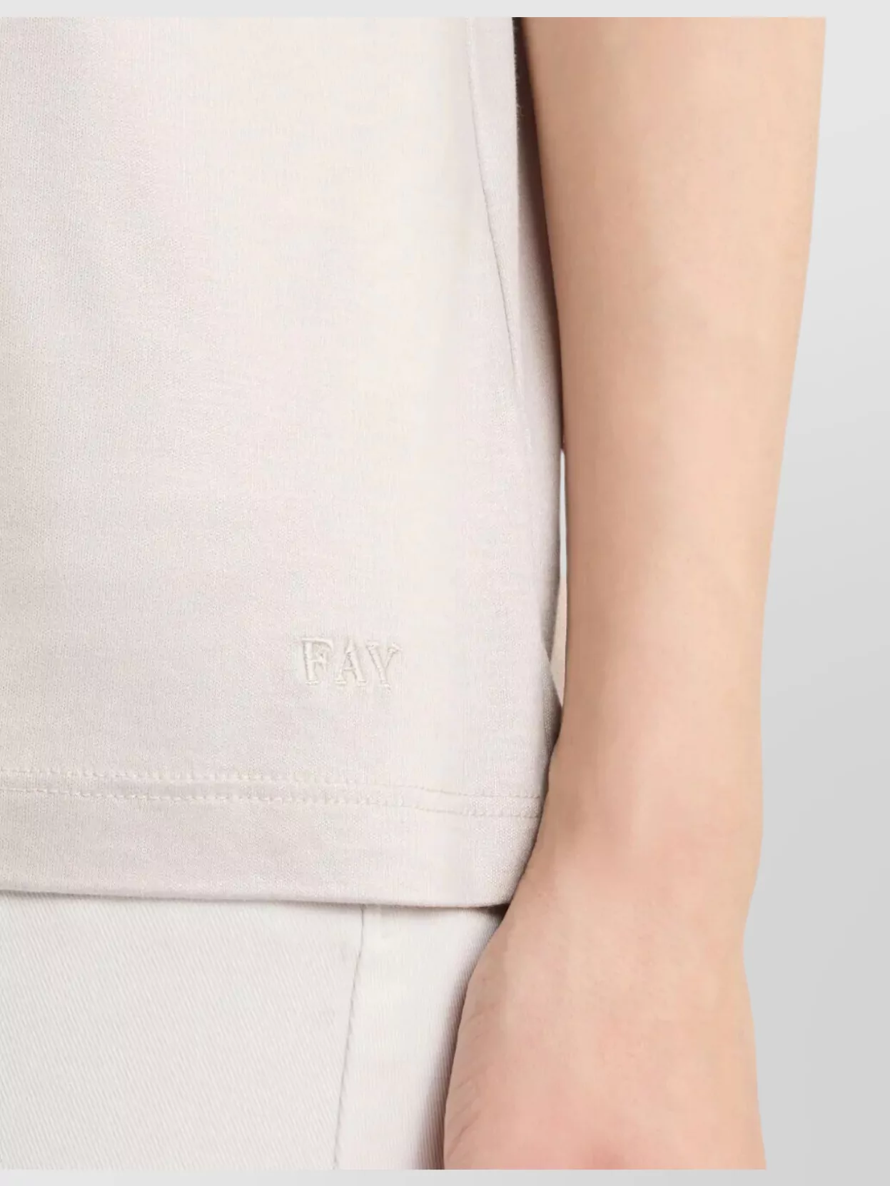 Fay Short Sleeve Crew Neck Polo Shirt Design