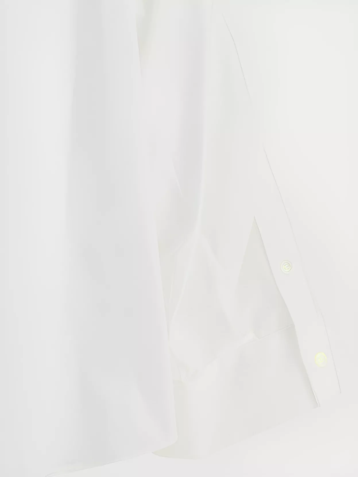 Sacai Loose Fit Cotton Shirt With Three-Quarter Sleeves