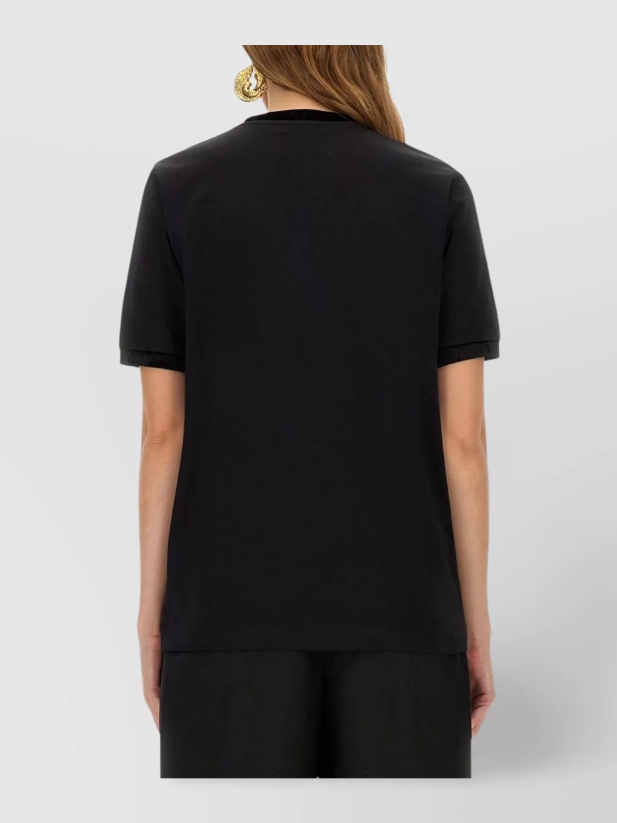 Nina Ricci Short Sleeve Top Ribbon Detail