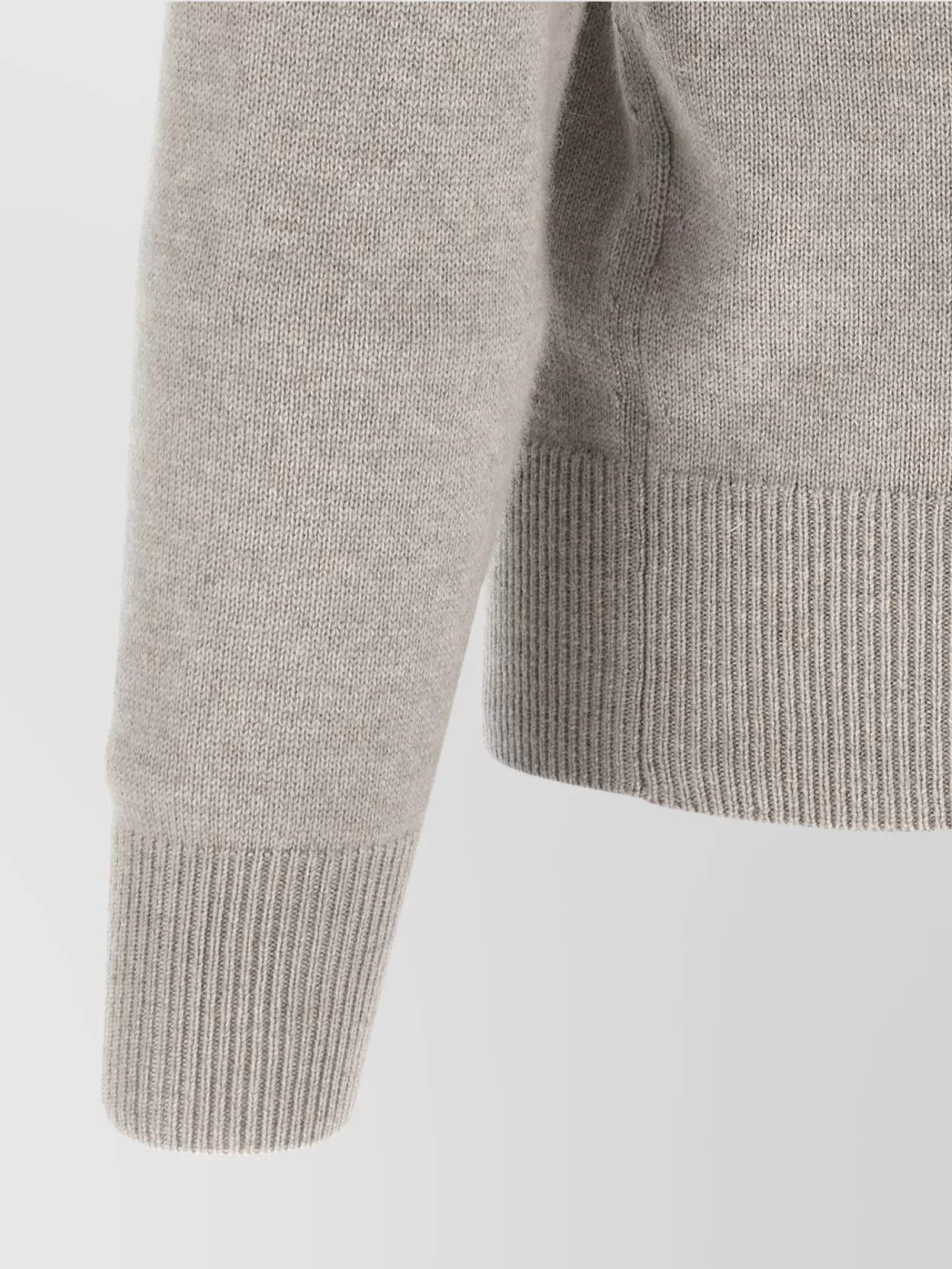 Brunello Cucinelli Cashmere Polo Shirt With Ribbed Cuffs And Hem