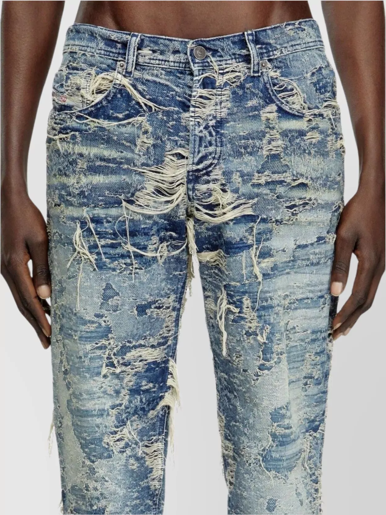Diesel Regular Distressed Jeans 2023 D-finitive 09m04