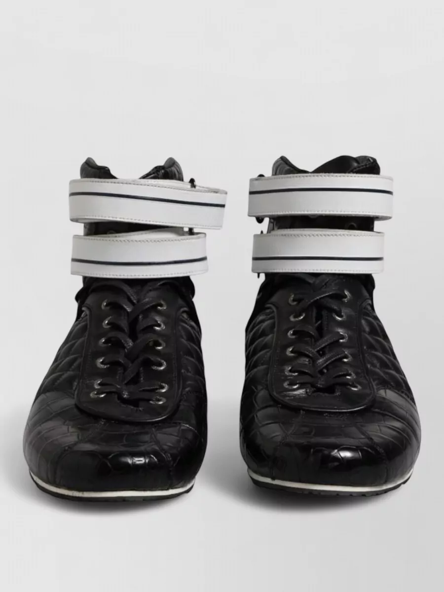 Dolce&Gabbana quilted leather high top sneakers