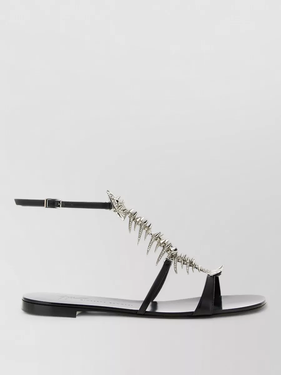 Giuseppe Zanotti Sandals Slim Style Embellished Metallic Detail