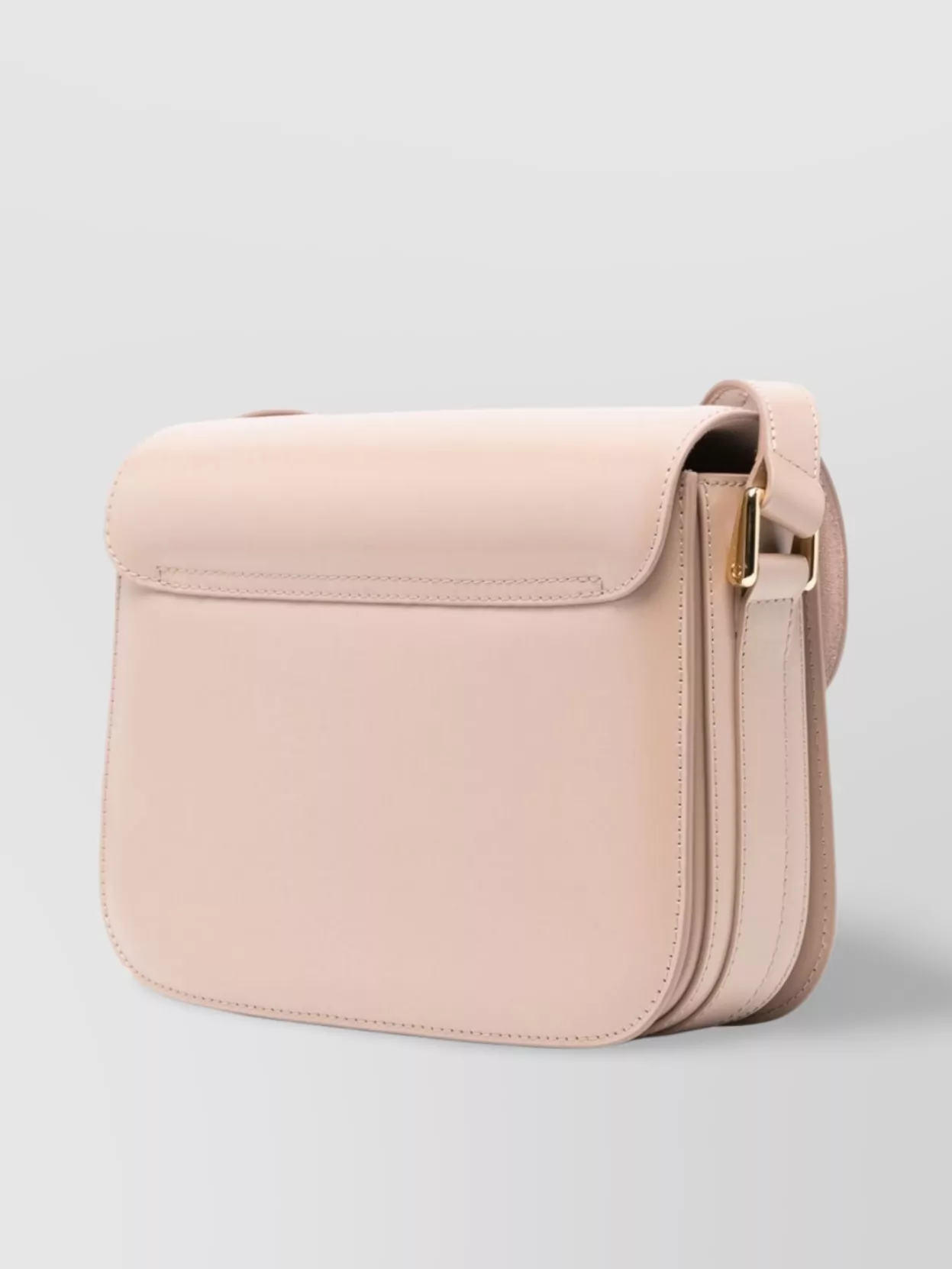 A.p.c. Grace Bag With Foldover Top And Adjustable Shoulder Strap
