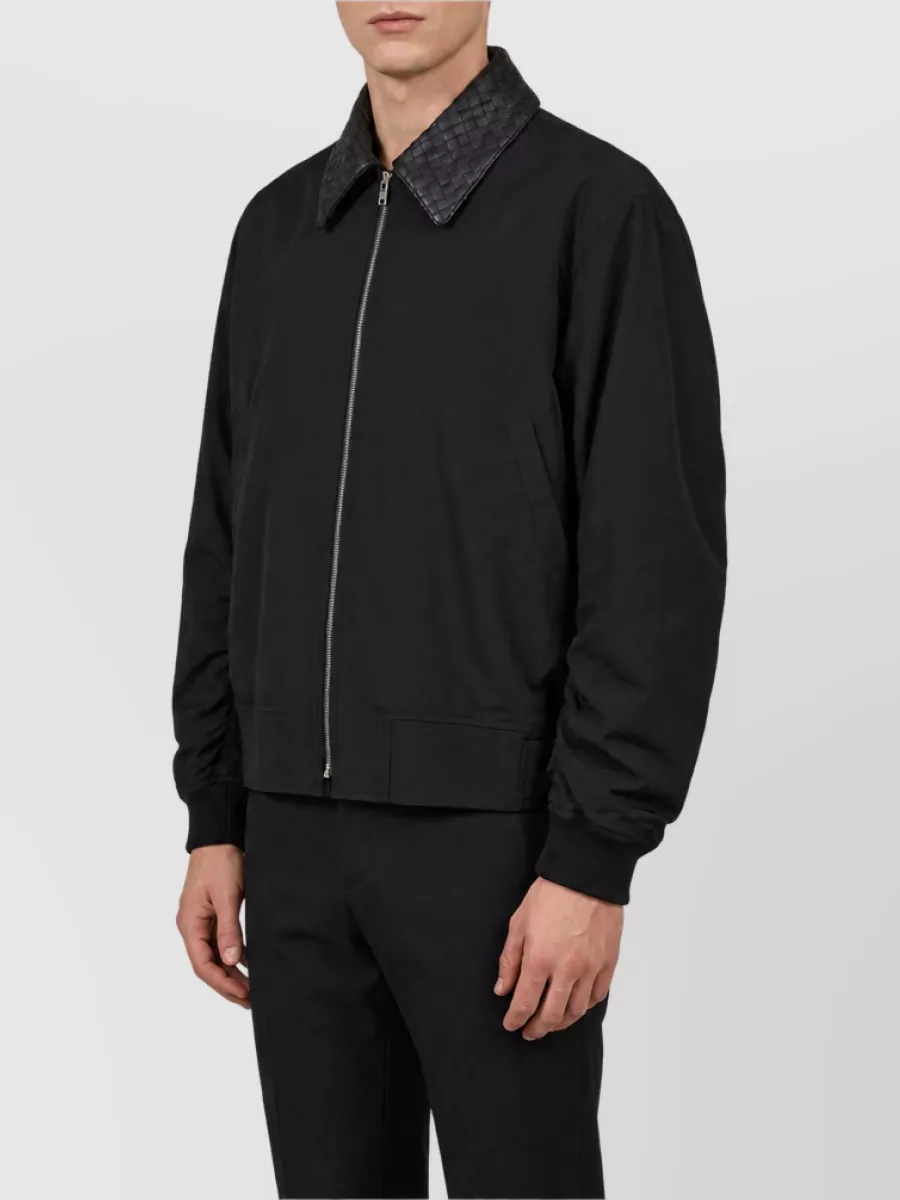 Bottega Veneta Regular-Fit Nylon-Cotton Bomber Jacket