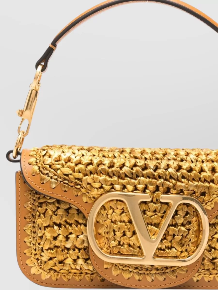 Valentino Garavani Locò Small Viscose Shoulder Bag