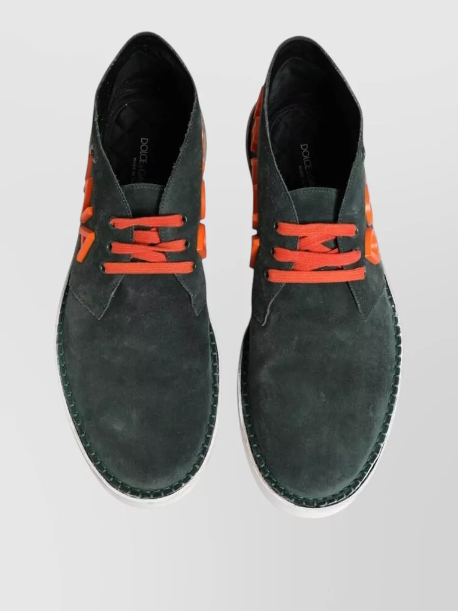 Dolce&Gabbana Suede Leather Derby Sneakers