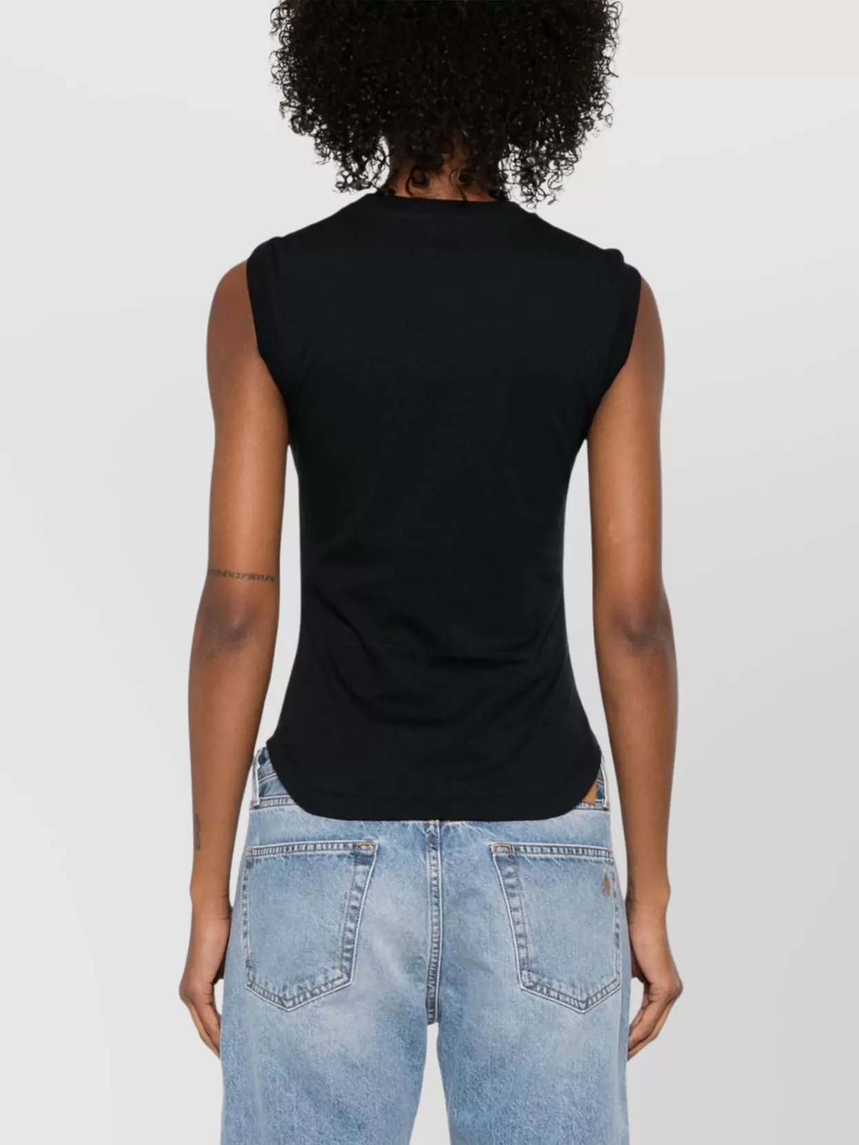 Attico Mirna Cutout Asymmetric Sleeveless Dress