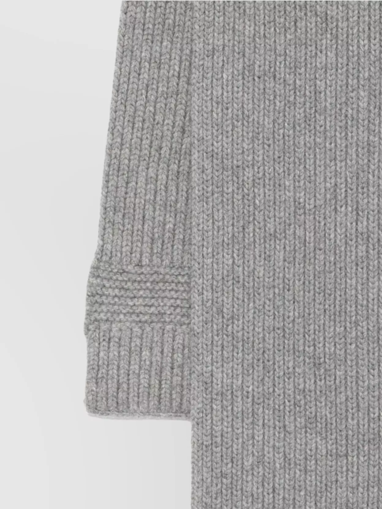 Miu Miu Ribbed Scarf In Soft Fabric