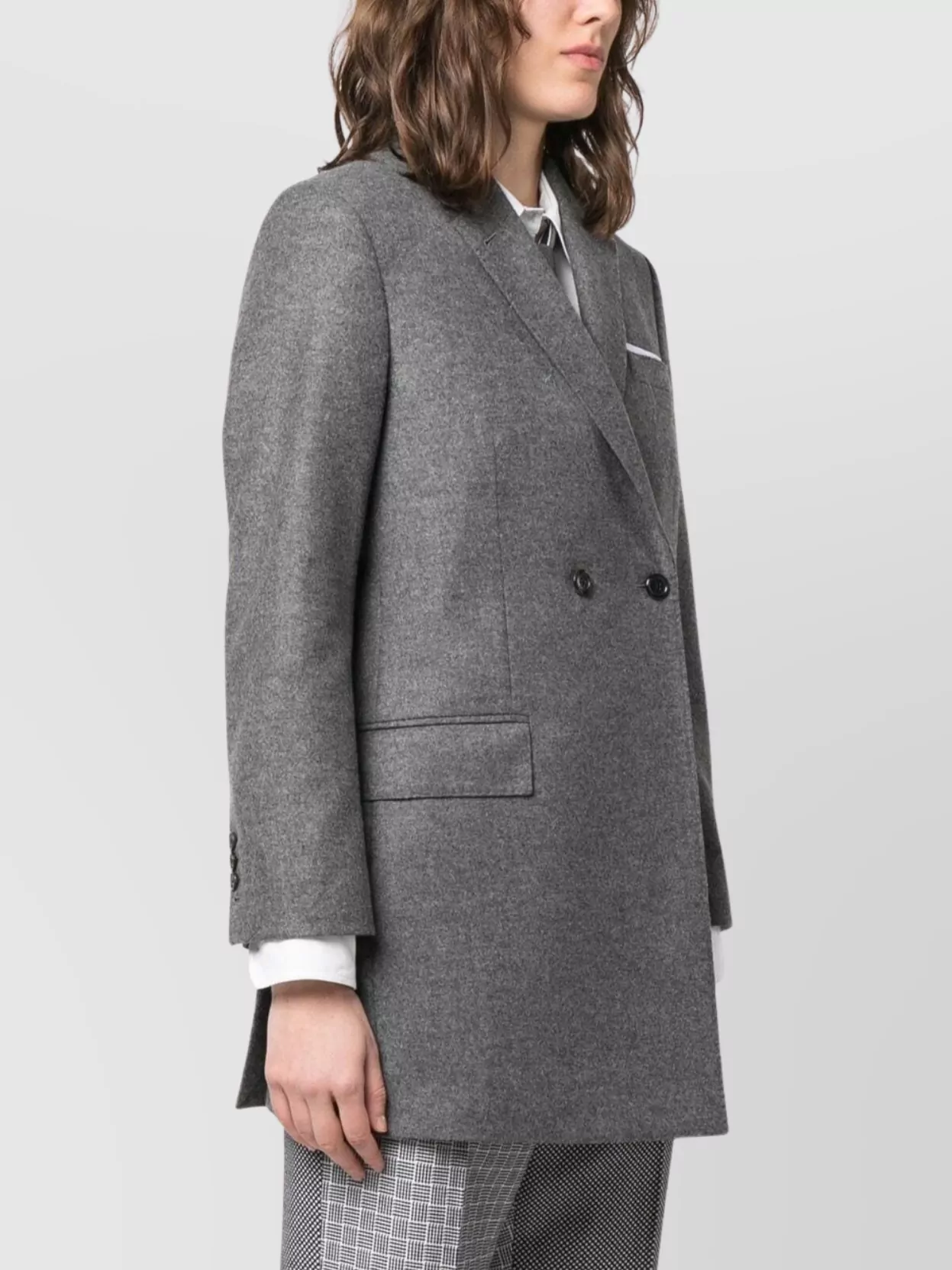 Thom Browne Wool Flannel Double Breasted Sportcoat