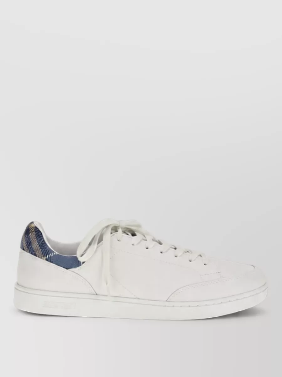 Burberry Leather lace-up sneakers
