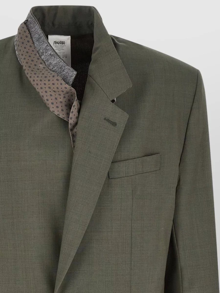 Magliano Virgin Wool Single-Breasted Blazer