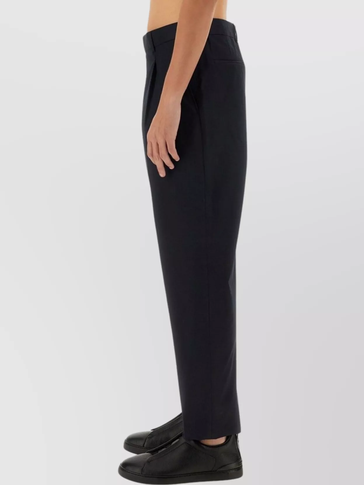 Zegna Straight Leg Pants Pleats