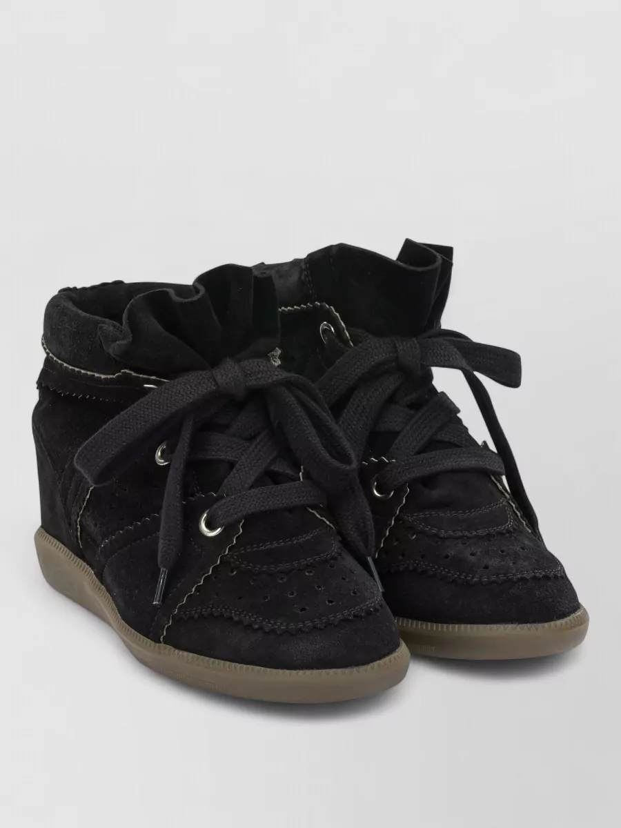 Isabel Marant leather high-top sneakers