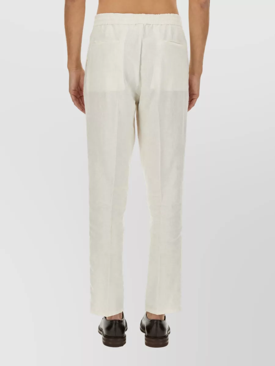 Brunello Cucinelli Linen Loose Fit Trousers