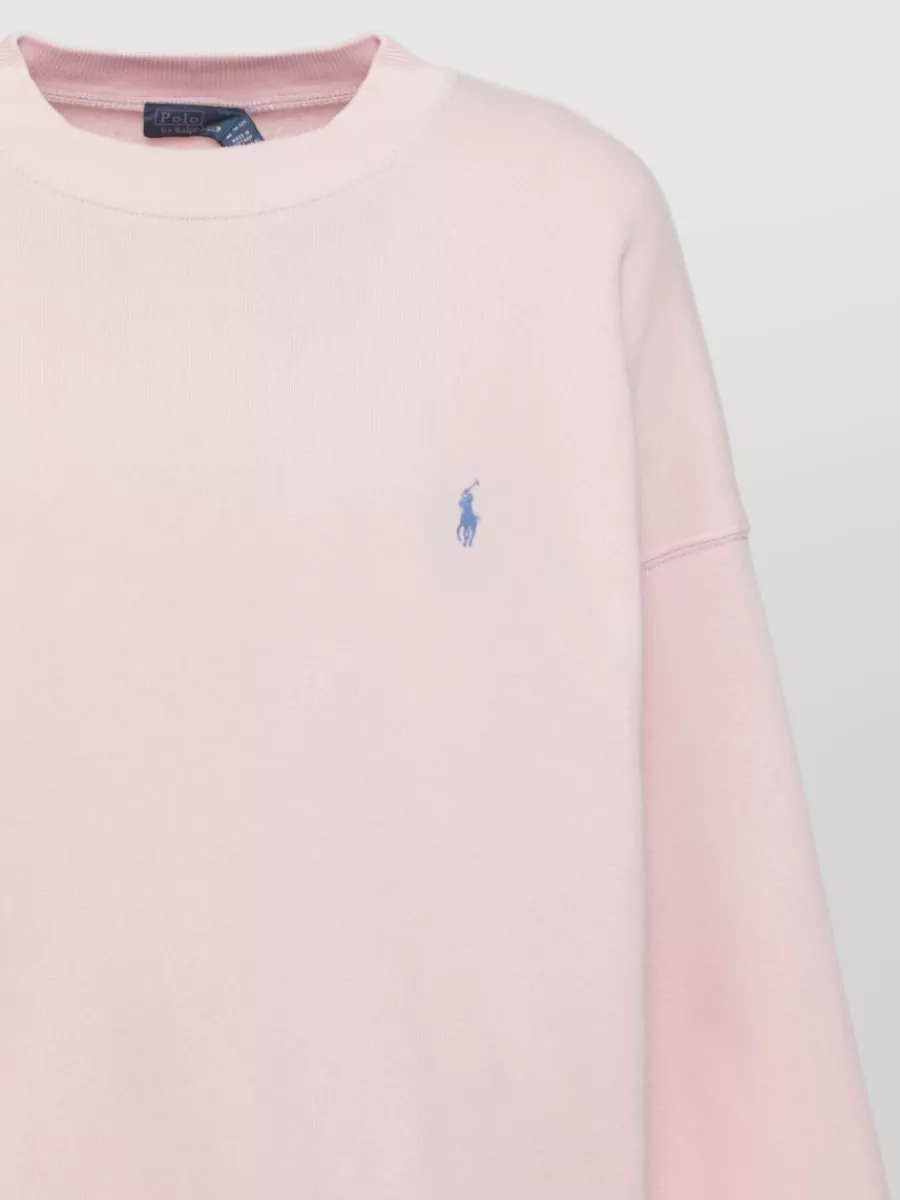 Ralph Lauren Ribbed Trim Crewneck Sweatshirt
