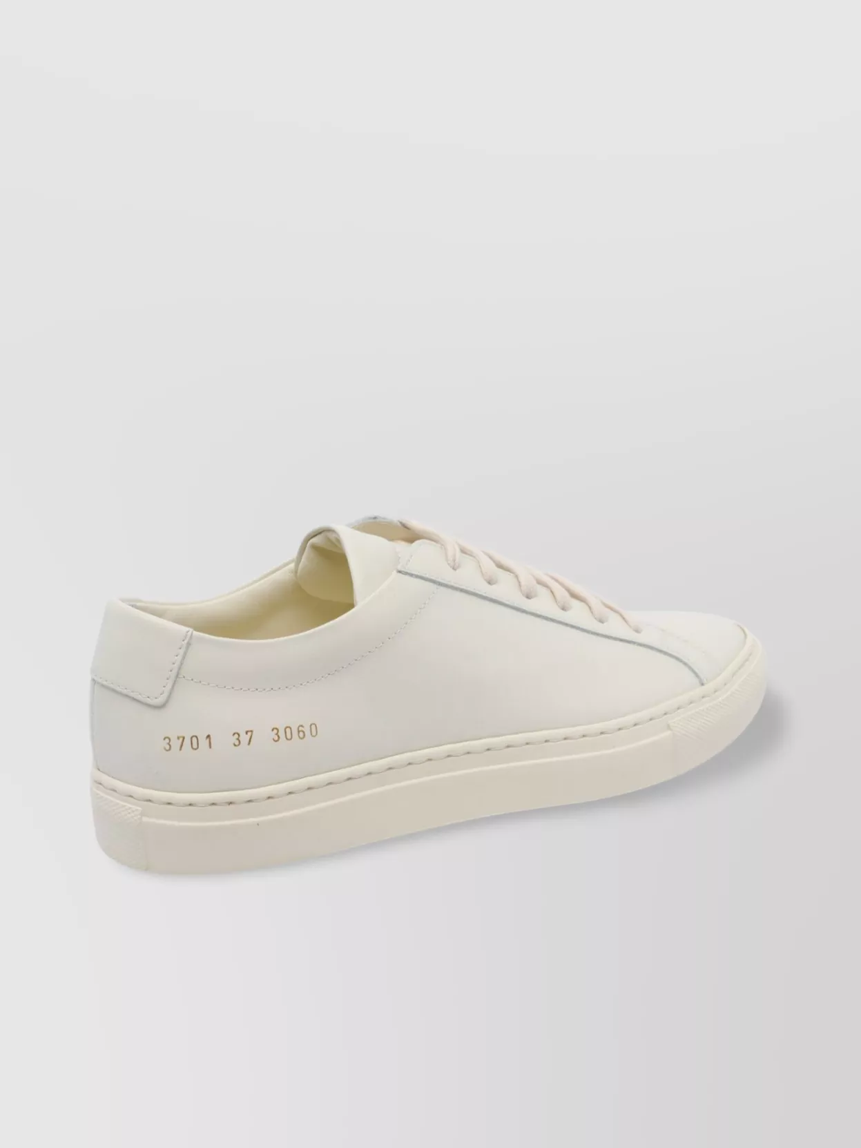 Common Projects Golden Logo Leather Low Top Sneakers