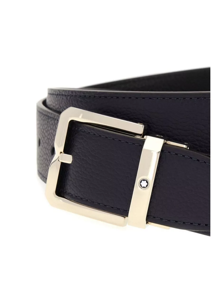 Montblanc Adjustable Length Reversible Leather Belt