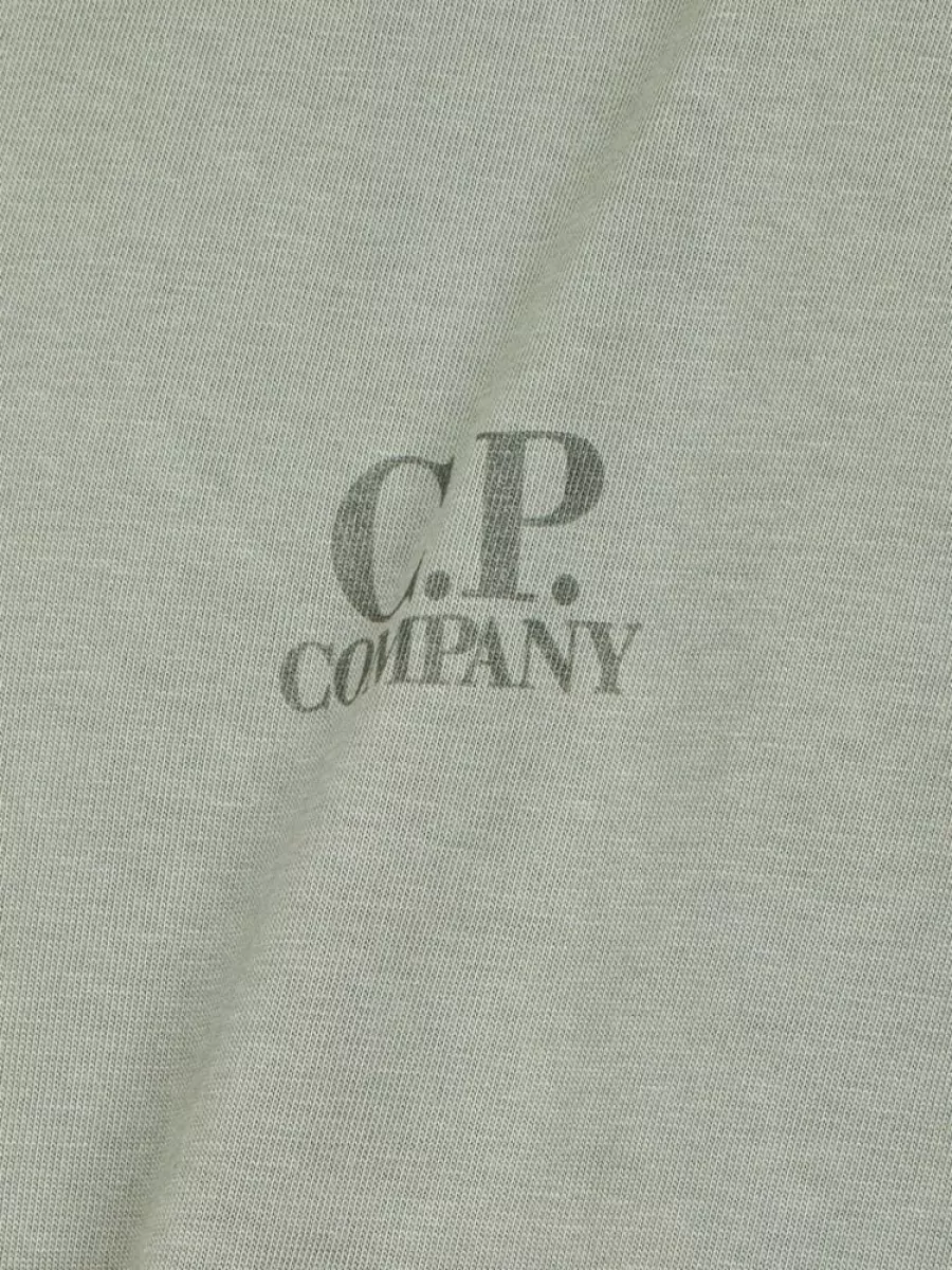 C.p. Company Logo Print Crew Neck T-Shirt