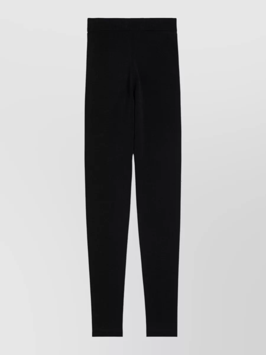 Balenciaga High-Rise Straight-Leg Leggings