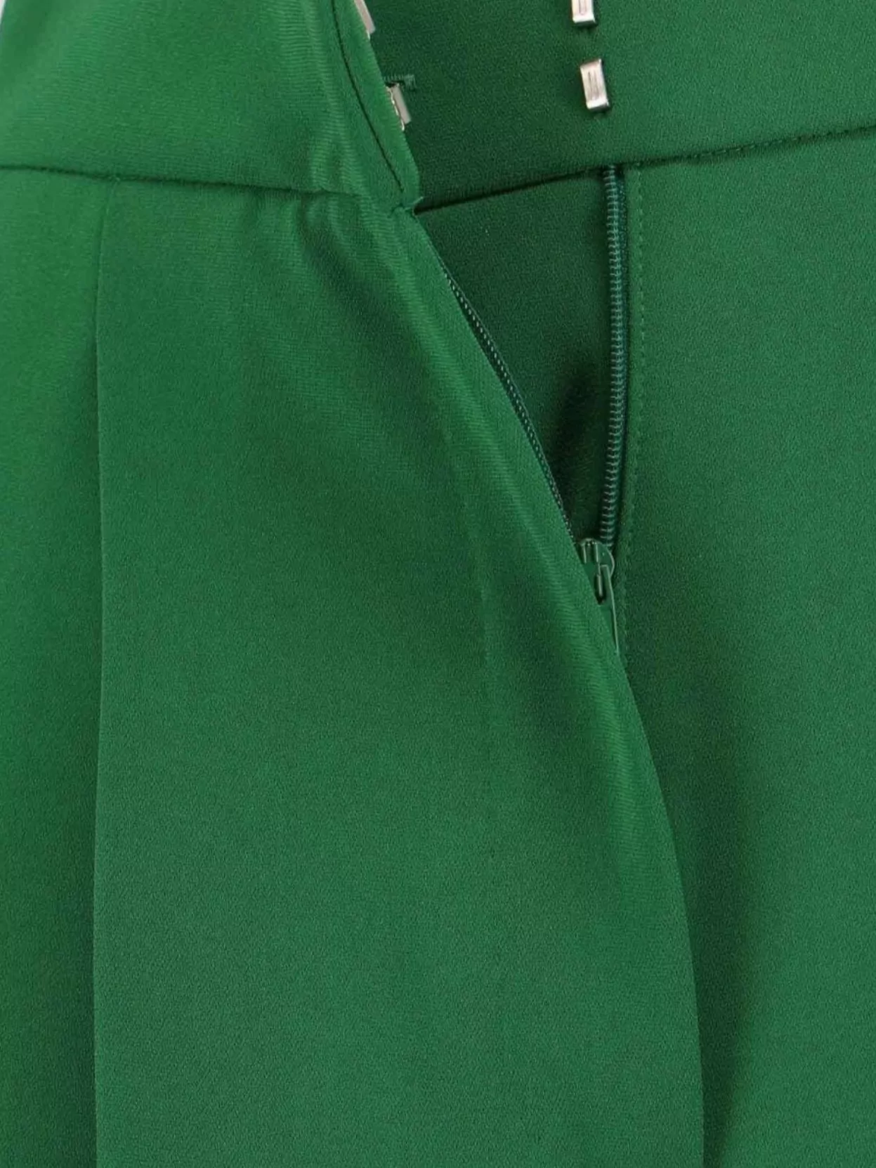 Max Mara High Waist Pleated Front Wide Leg Trousers