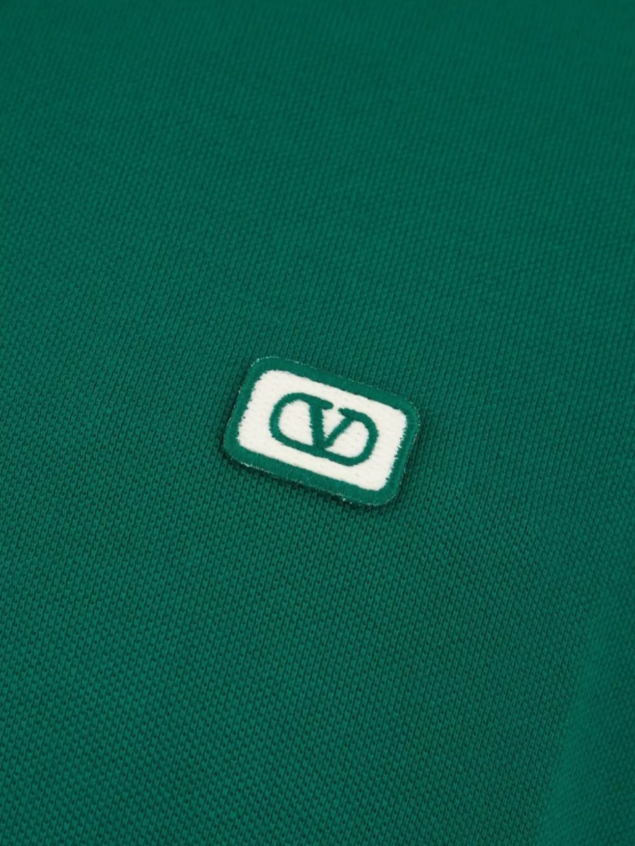 Valentino Garavani Short Sleeves Piquet Polo Shirt