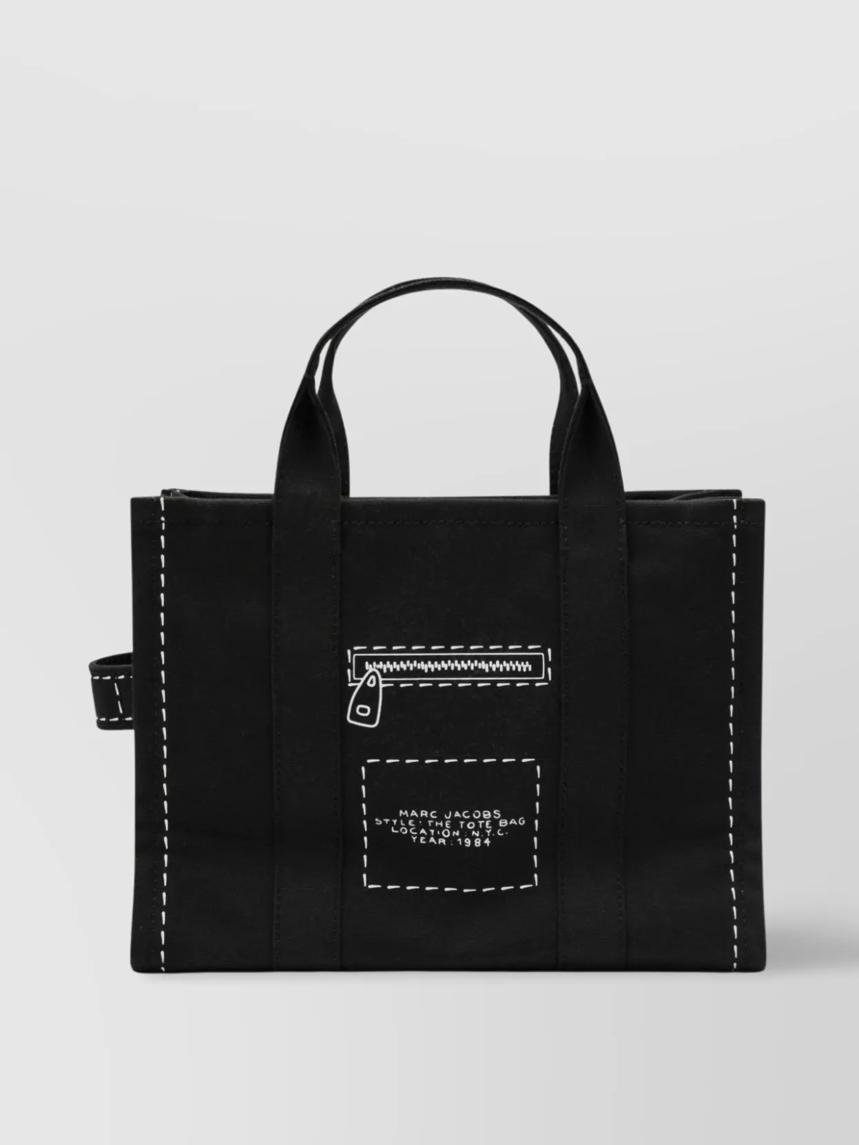 Marc Jacobs The Trompe Loeil Cargo Canvas Medium Tote Bag