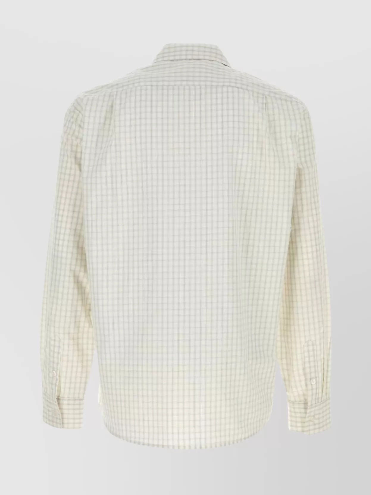 Gimaguas Cotton Shirt With Checked Pattern And Collar