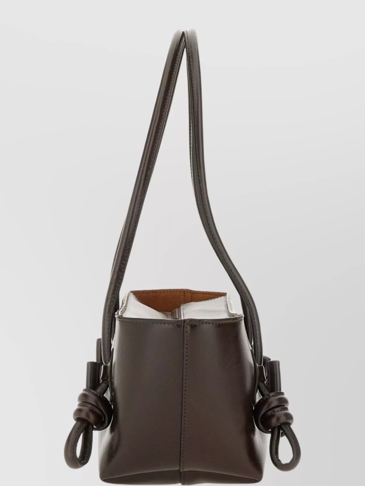 Hereu Rectangular Shoulder Bag Knotted Handles