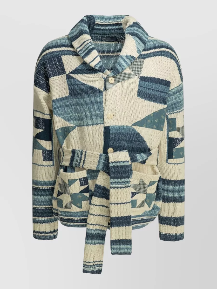 Polo Ralph Lauren Woven Cotton Linen Cardigan