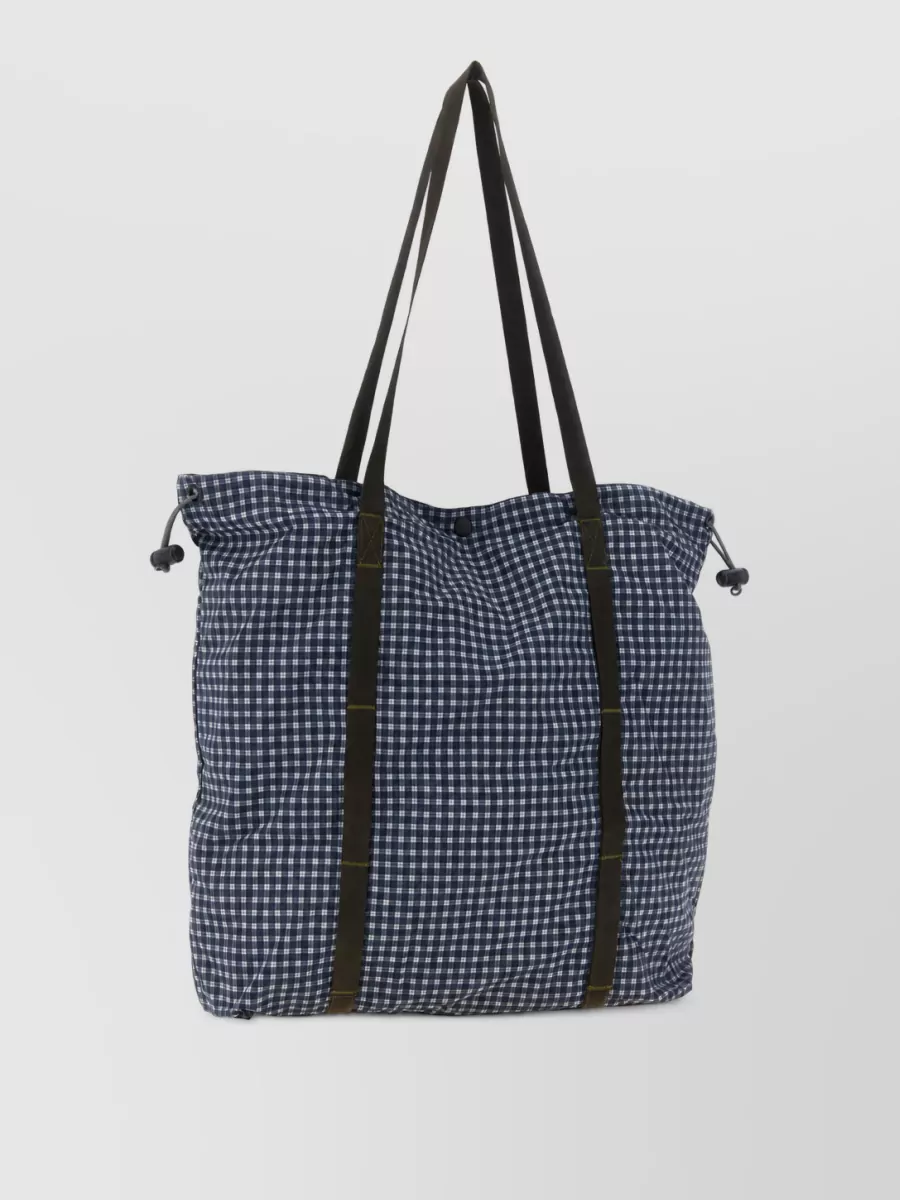 Gramicci checked utility tote bag