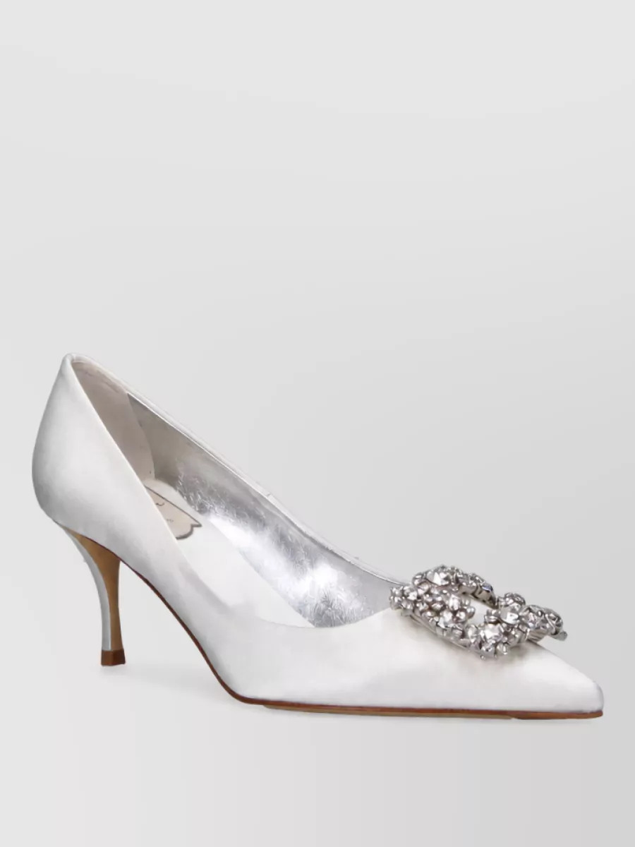 Roger Vivier silk high heel pumps
