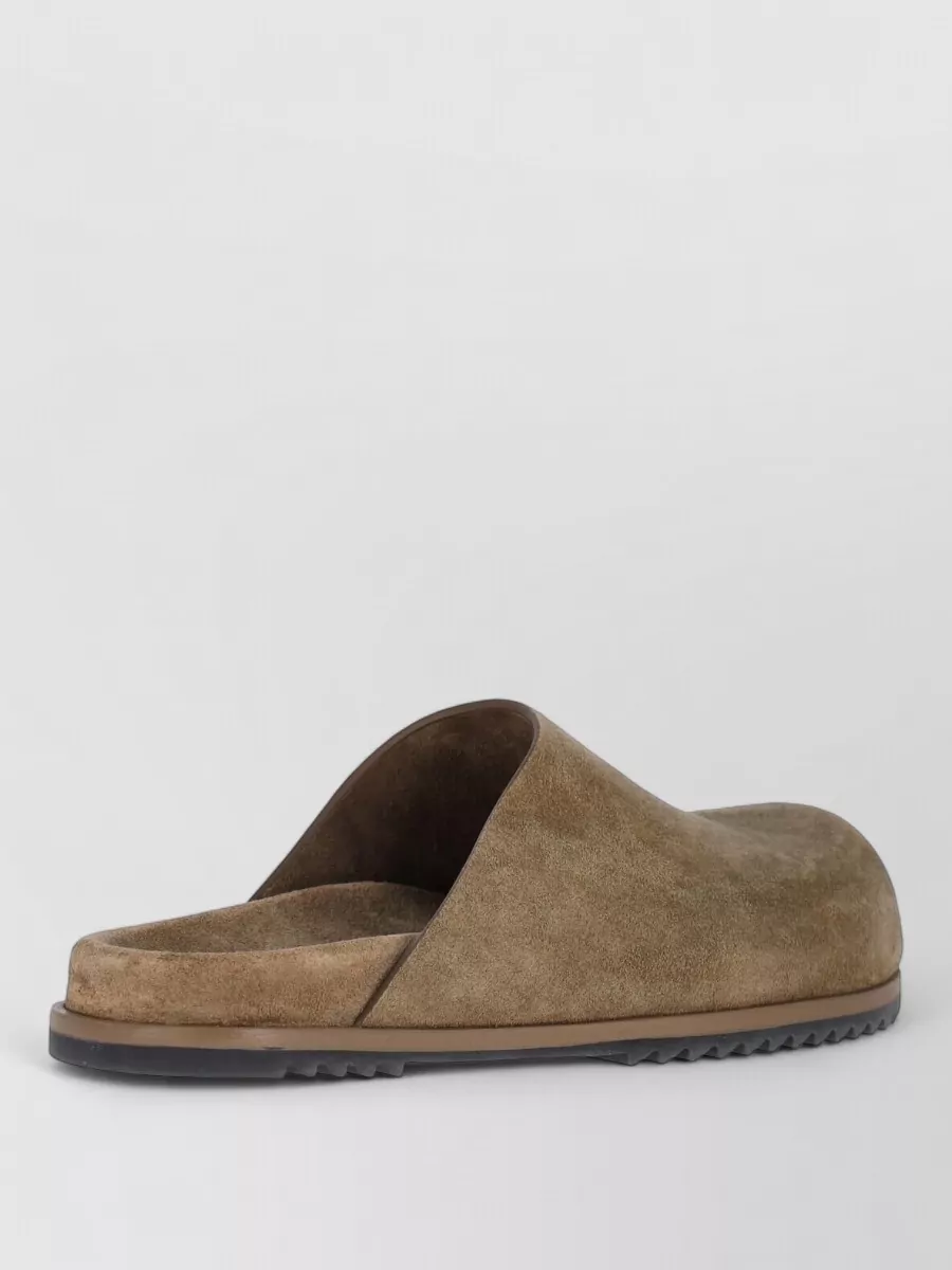 Rick Owens leather slippers