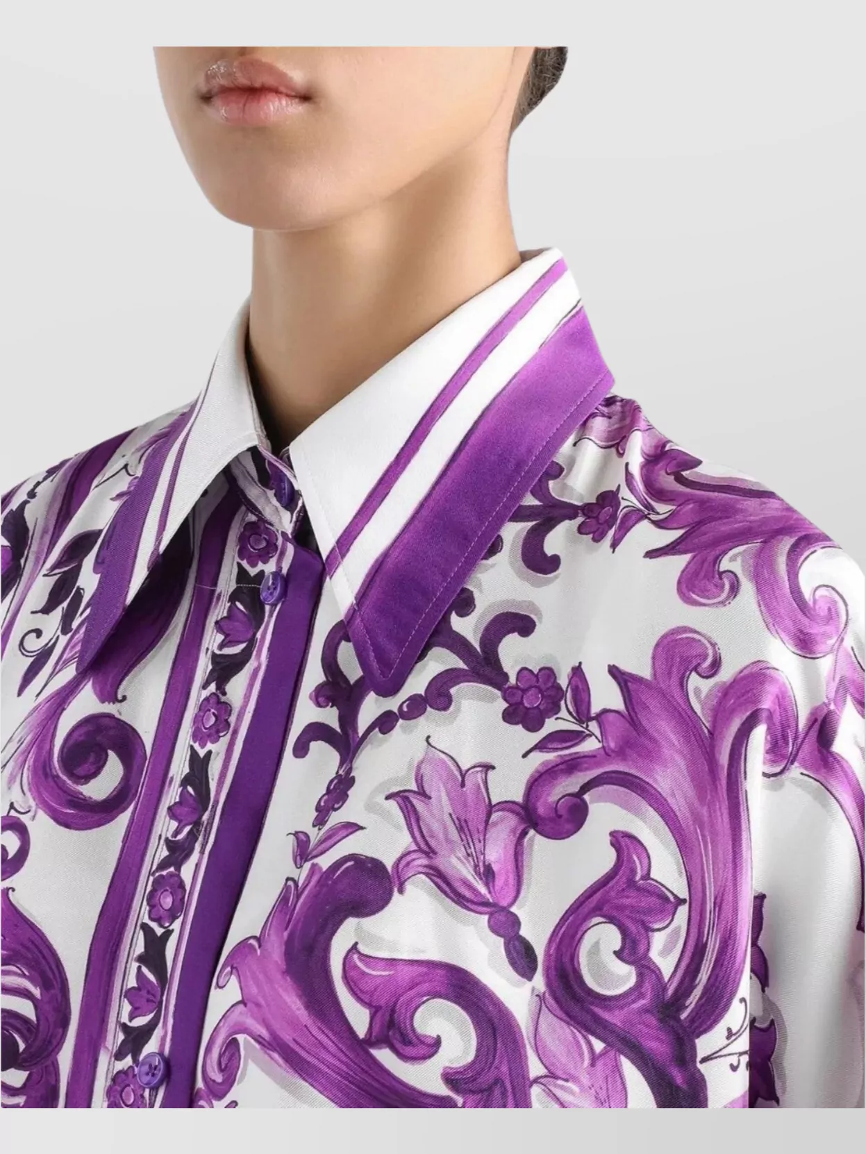 Dolce&Gabbana Silk Printed Shirt