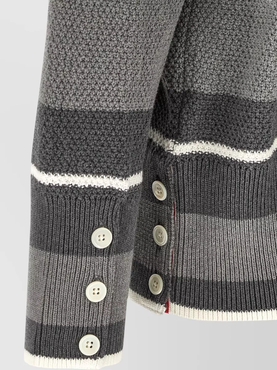 Thom Browne Striped Cardigan