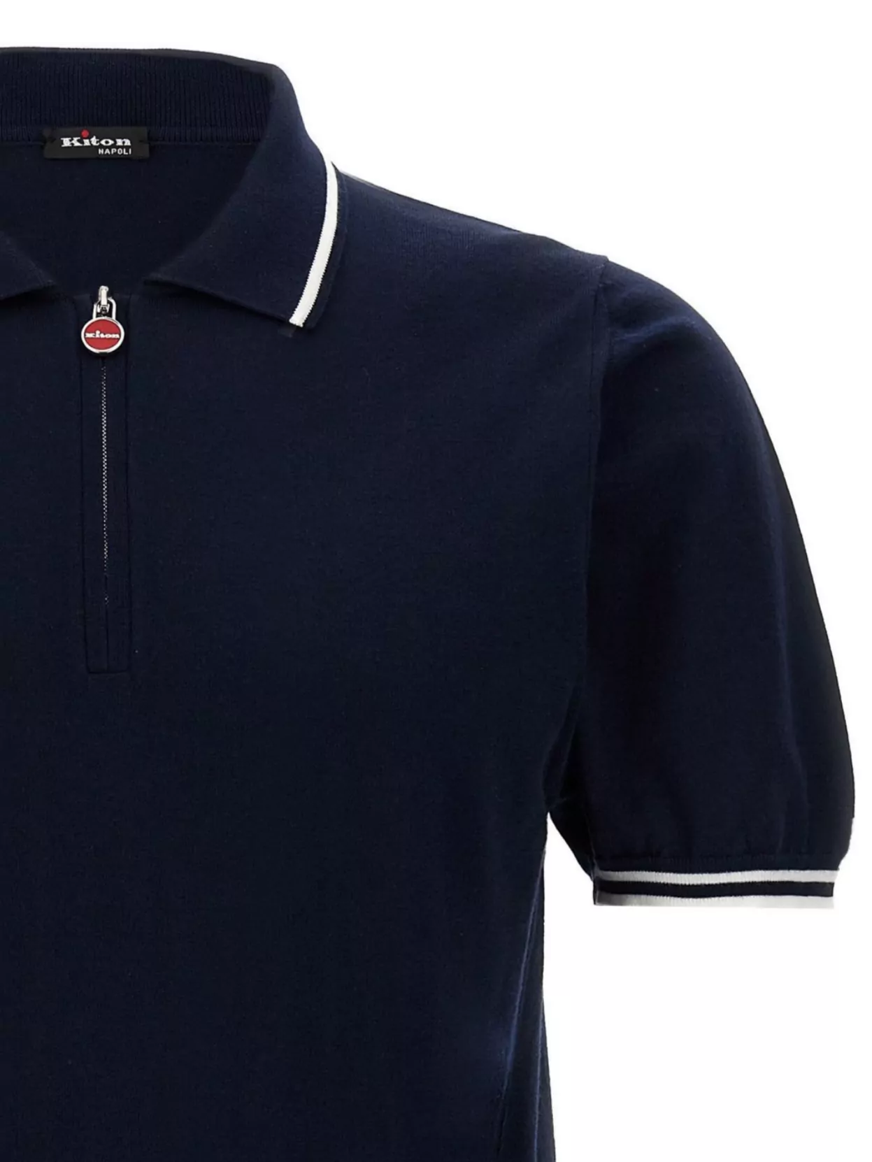 Shop Kiton 'ciro' Polo Shirt With Polo Collar