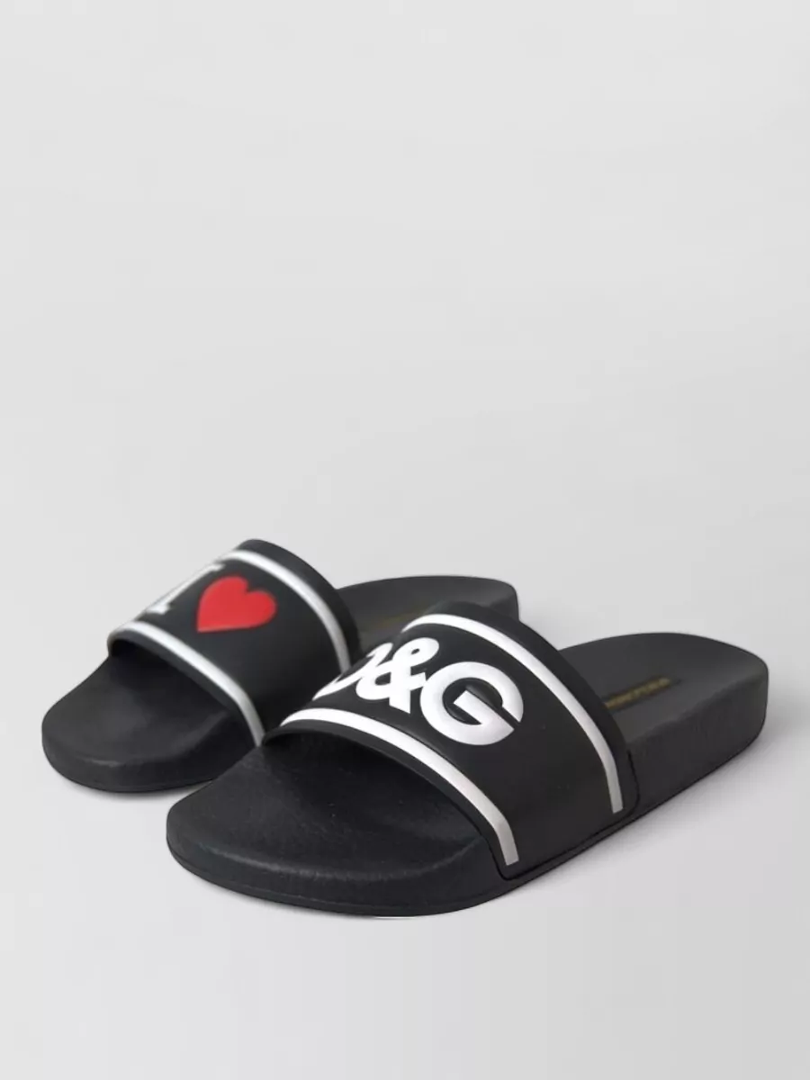 Dolce&Gabbana Leather Slides