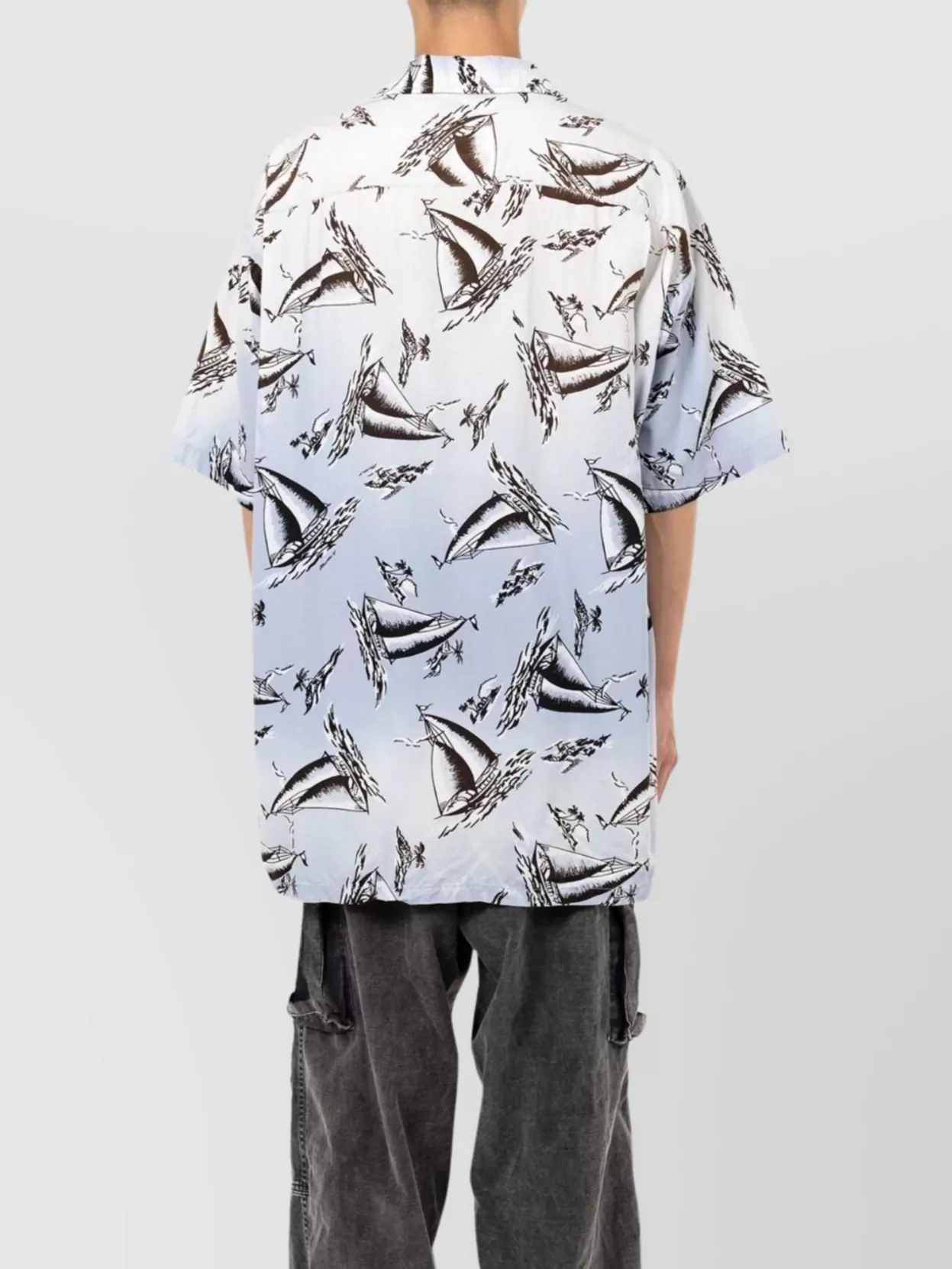 Maison Mihara Yasuhiro Shirt Print Collar Button-Down