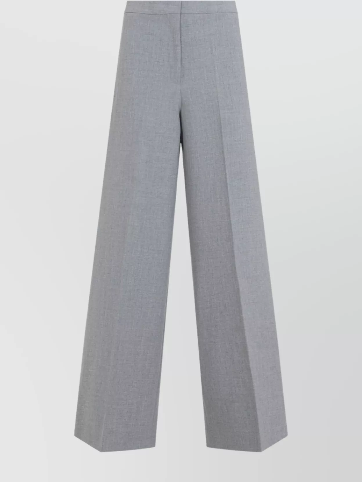 Fabiana Filippi Wide-leg Trousers With Clean Waistband And Subtle Pleats