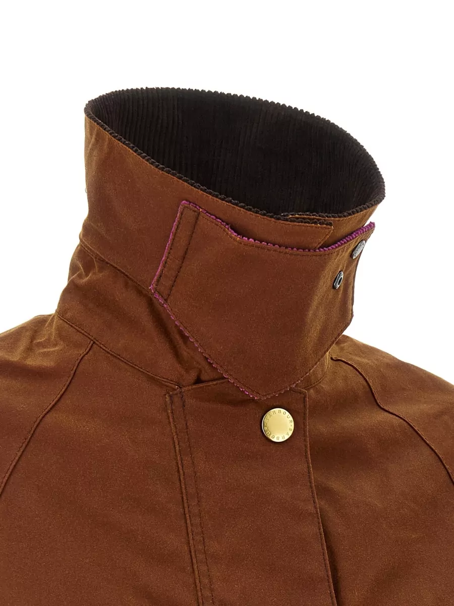 Barbour Waxed cotton single breasted coat